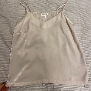 Satin tank top